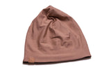 Reversible Green + White Stripe and Tan Beanie