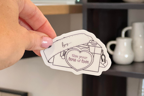 Use Your Lens of Love Sticker
