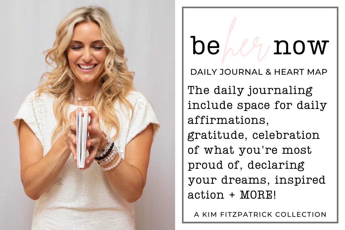 Be Her Now Daily Journal + Heart Map – Legacy By Kim