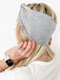 Legacy Bamboo in Heathered Grey Wide Top Knot